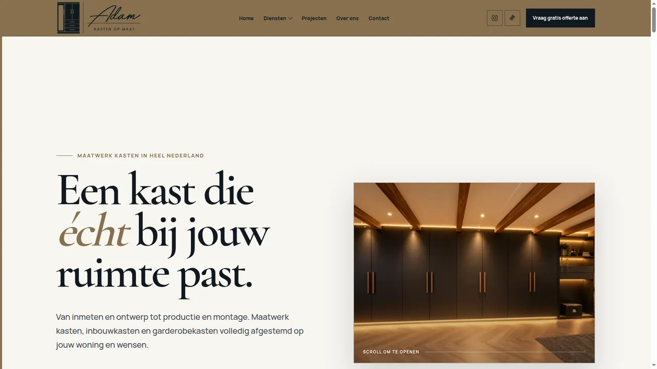 Adam Kasten op Maat — zabudowy na wymiar