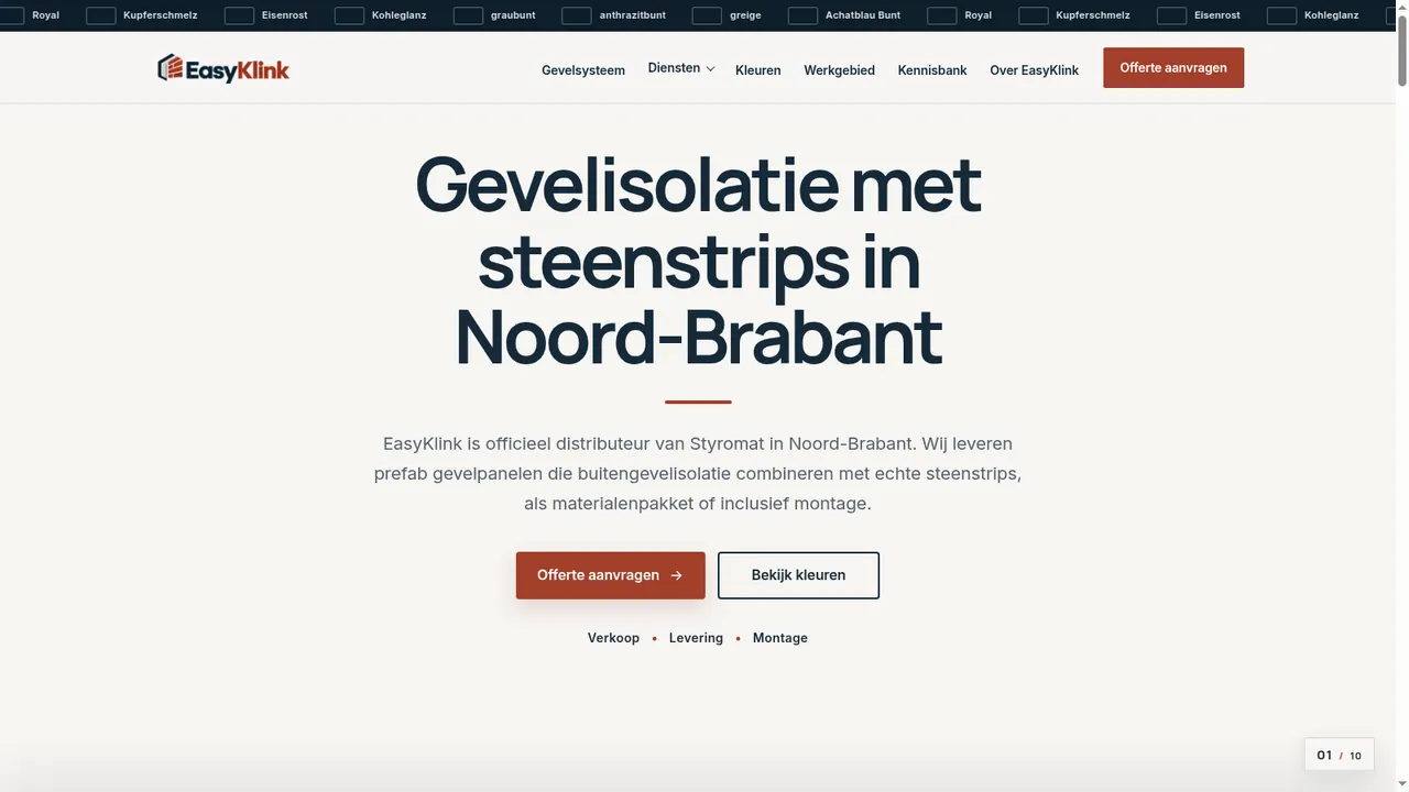 EasyKlink — katalog systemu elewacyjnego