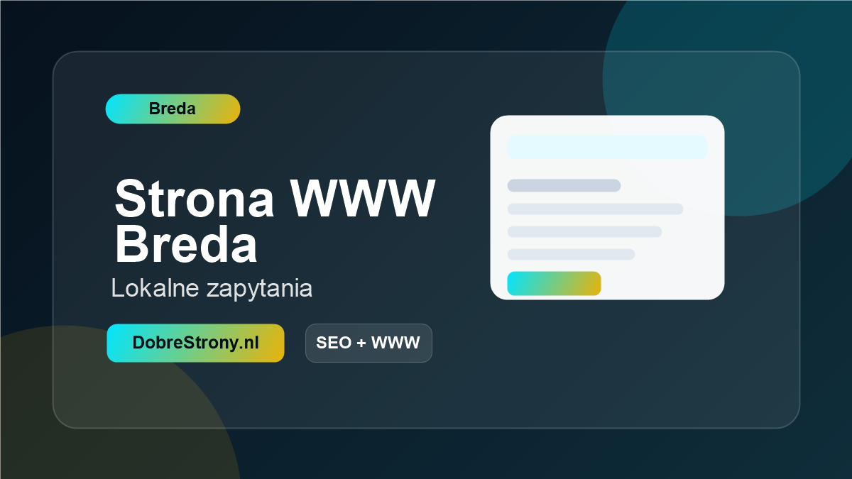 Strona WWW Breda - grafika artykulu